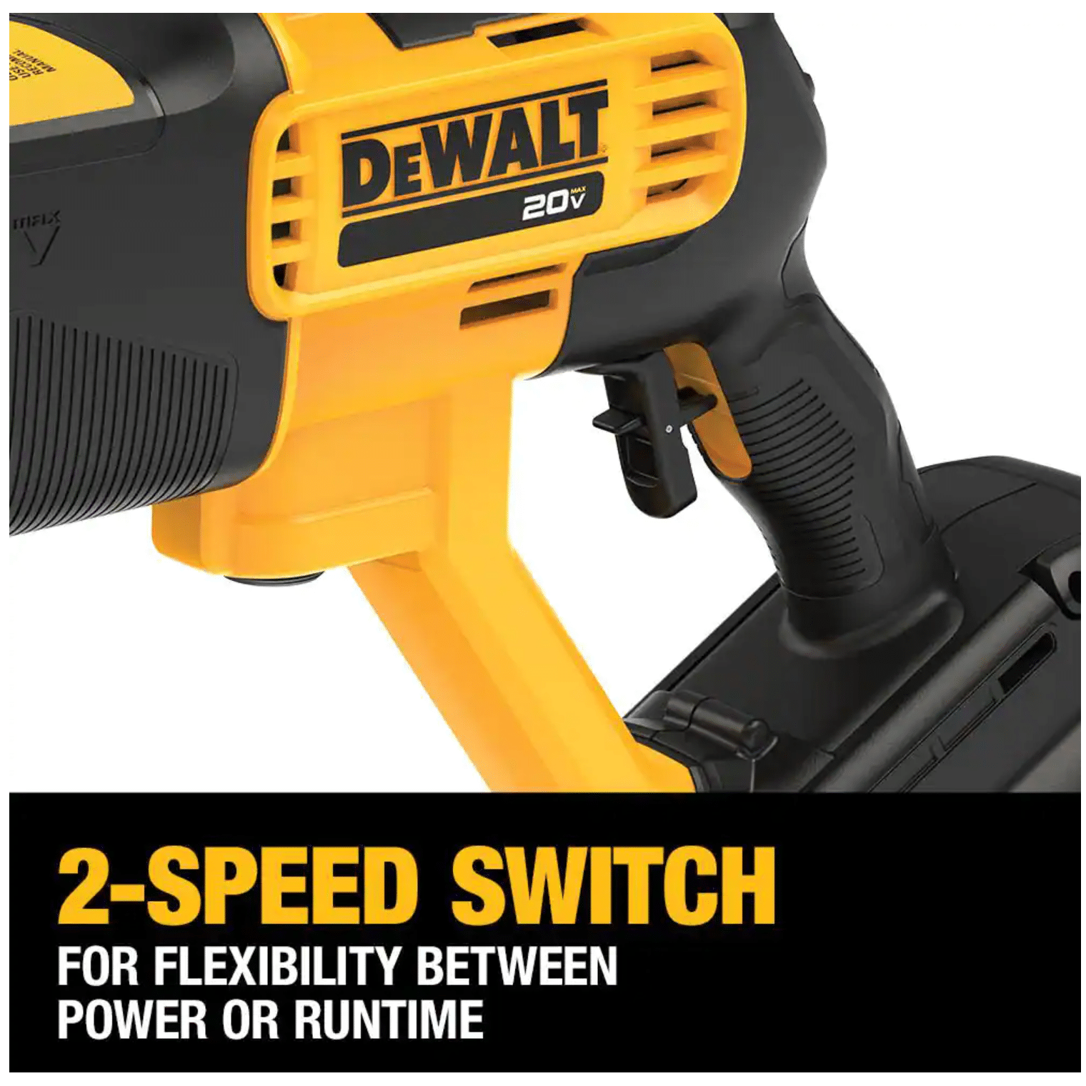 Dewalt 20V 550PSI， 1.0 GPM Cold Water Cordless Electric Power Cleaner with 4 Nozzles， Tool-Only (DCPW550B)