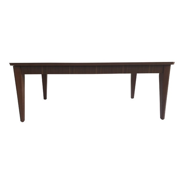 SavaHome Modern Coffee Table， Walnut