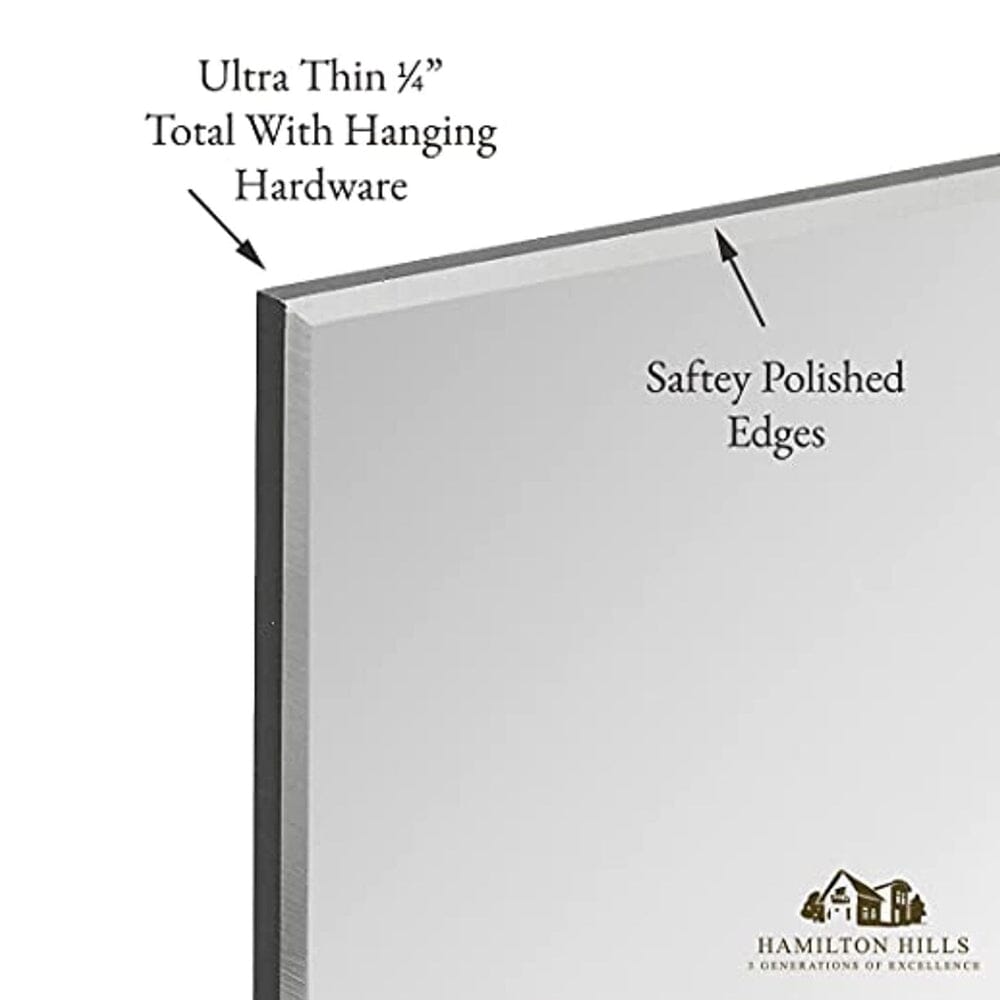 Contemporary Lightweight Edgeless Mirror 30