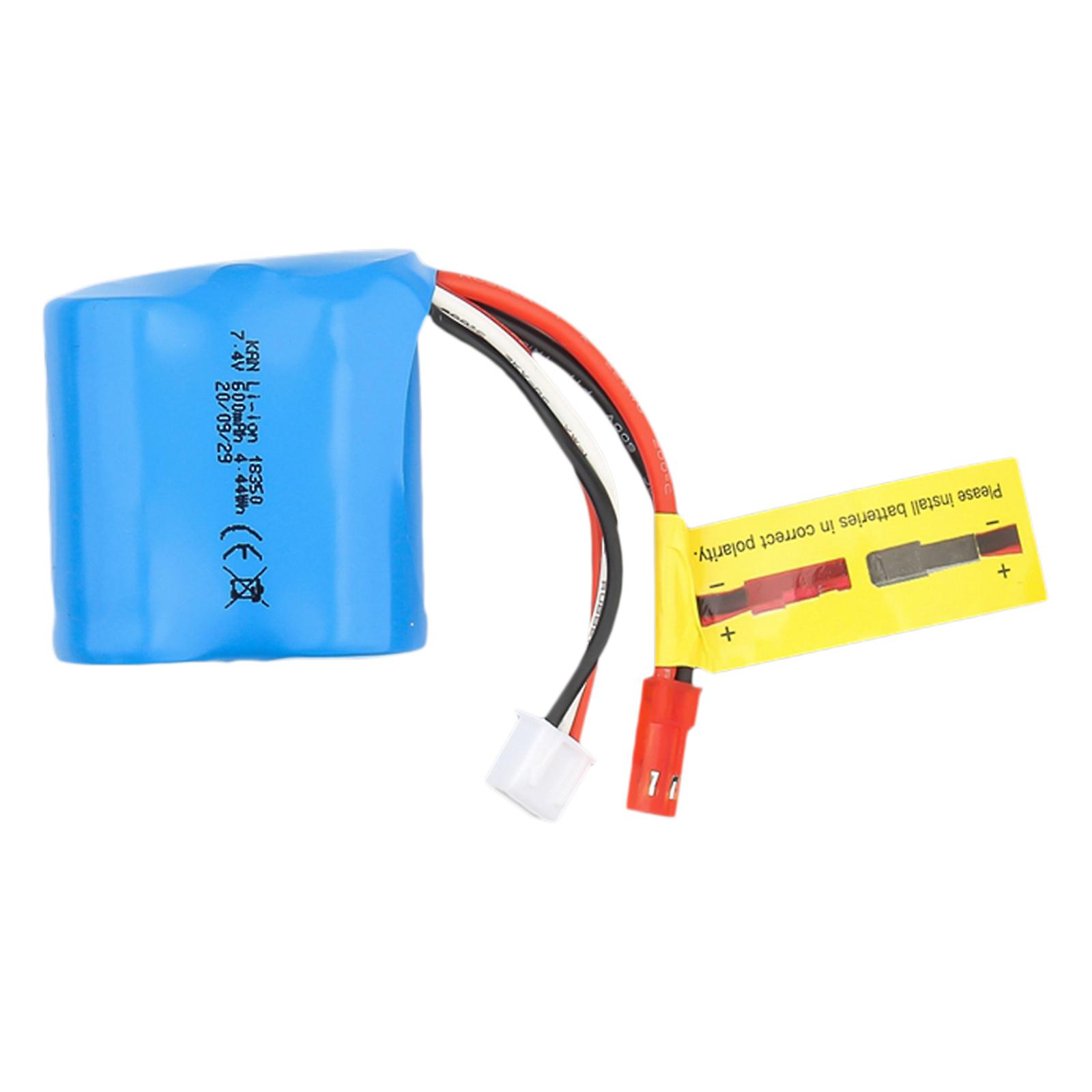 Boat Battery Replacements Accessory For Mini Rc Speedboat Blue 4x4x1.8cm