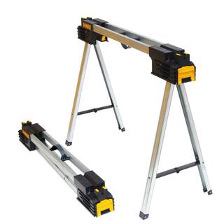 DW 32 in. H Metal Folding Sawhorse DWST11155