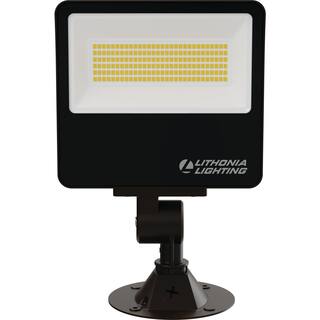 Lithonia Lighting Contractor Select ESXF2 Bronze Outdoor Integrated LED Flood Light with Switchable Lumens and CCT ESXF2 ALO SWW2 KY DDB M2