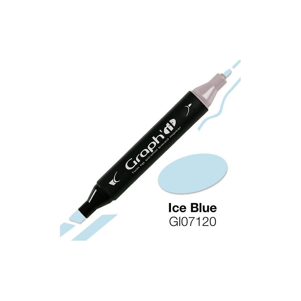 Graph'It Double Tip Marker - Ice Blue