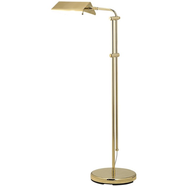 Tall Brass Adjustable Metal Head For Living Room Reading Bedroom Office