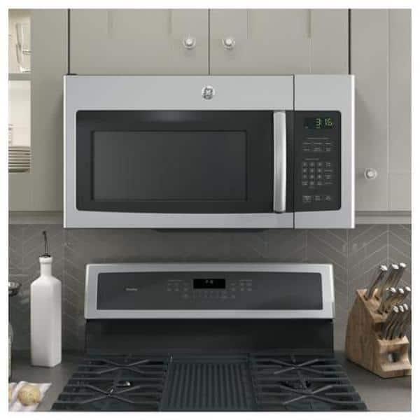 GE 16 cu ft Over the Range Microwave in Stainless Steel