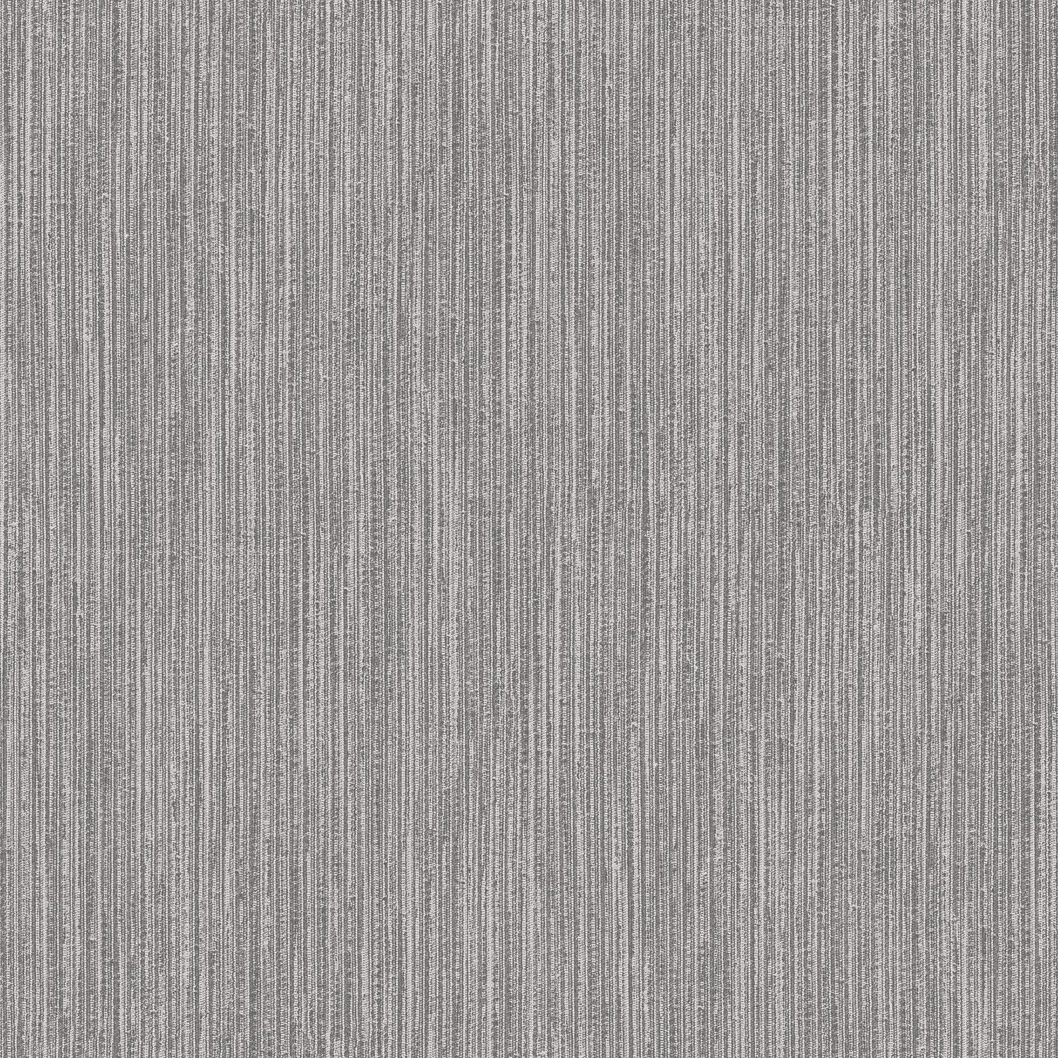 Sample Vertical Textile Charcoal/Metallic Wallpaper from the Special FX Collection