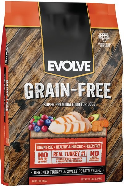 Evolve Deboned Grain-Free Turkey and Sweet Potato Recipe Dry Dog Food