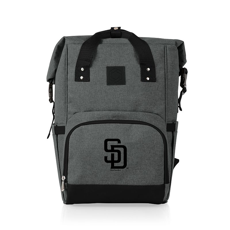 Picnic Time San Diego Padres On The Go Roll-Top Cooler Backpack