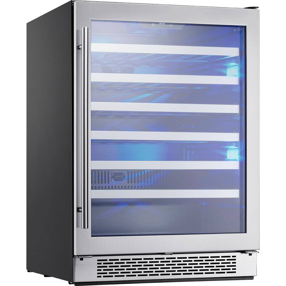 Zephyr Presrv 24 in. 53-Bottle Wine Cooler with Single Temperature Zone PRW24C01BG