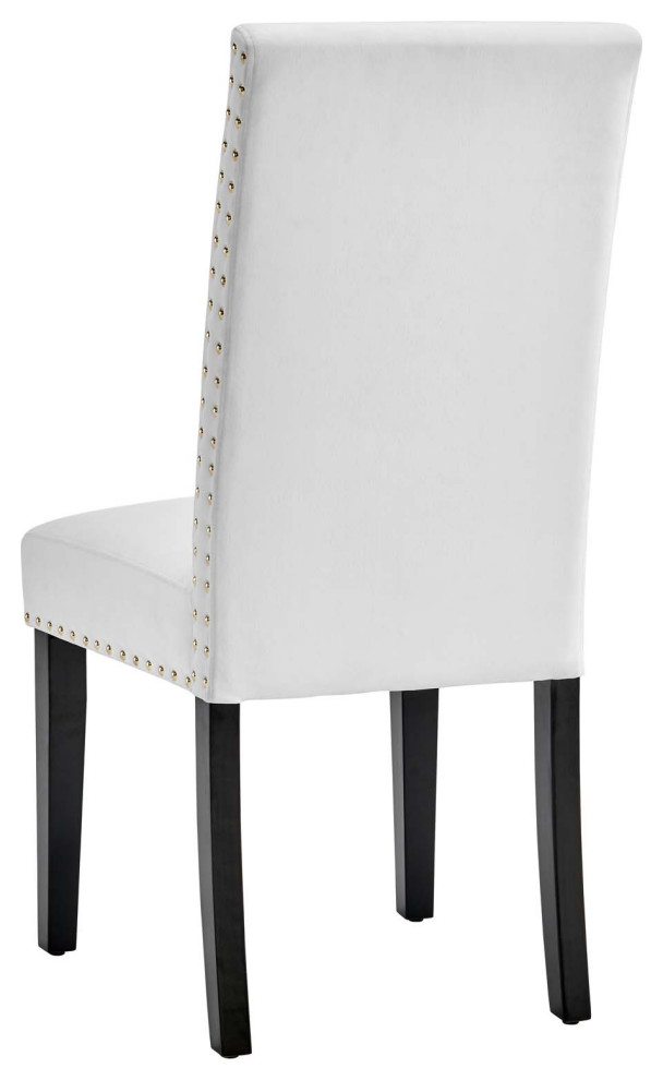 Parcel Performance Velvet Dining Side Chairs  Set of 2   Transitional   Dining Chairs   by Modway  Houzz