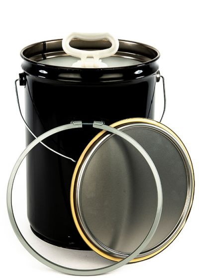 BASCO DELPAK 5 Gallon Steel Pail  Open Head  Bolt ...