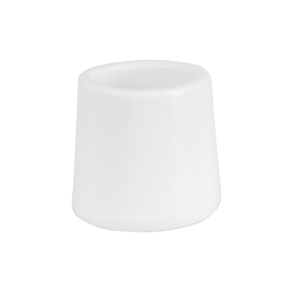 Chance White Replacement Foot Cap for Plastic Folding Chairs