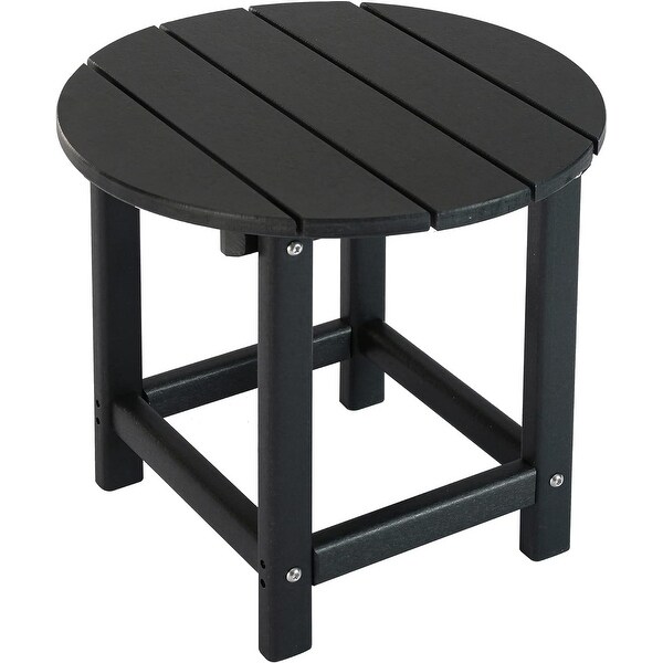 Round Adirondack Side Table End Table，Outdoor Side Tables