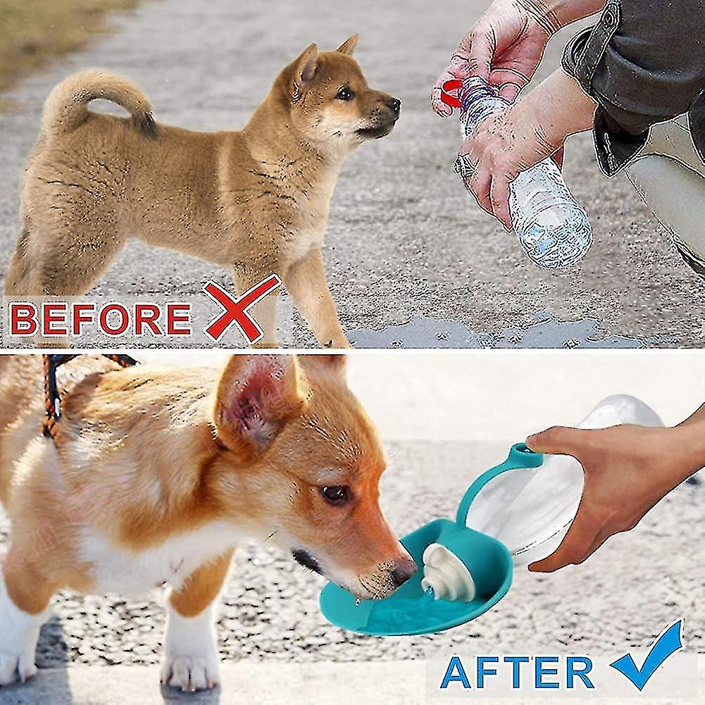 2023-dog Water Bottle Portable Pet Food Storage.dog Food Feeder Bottle Pet Drinking