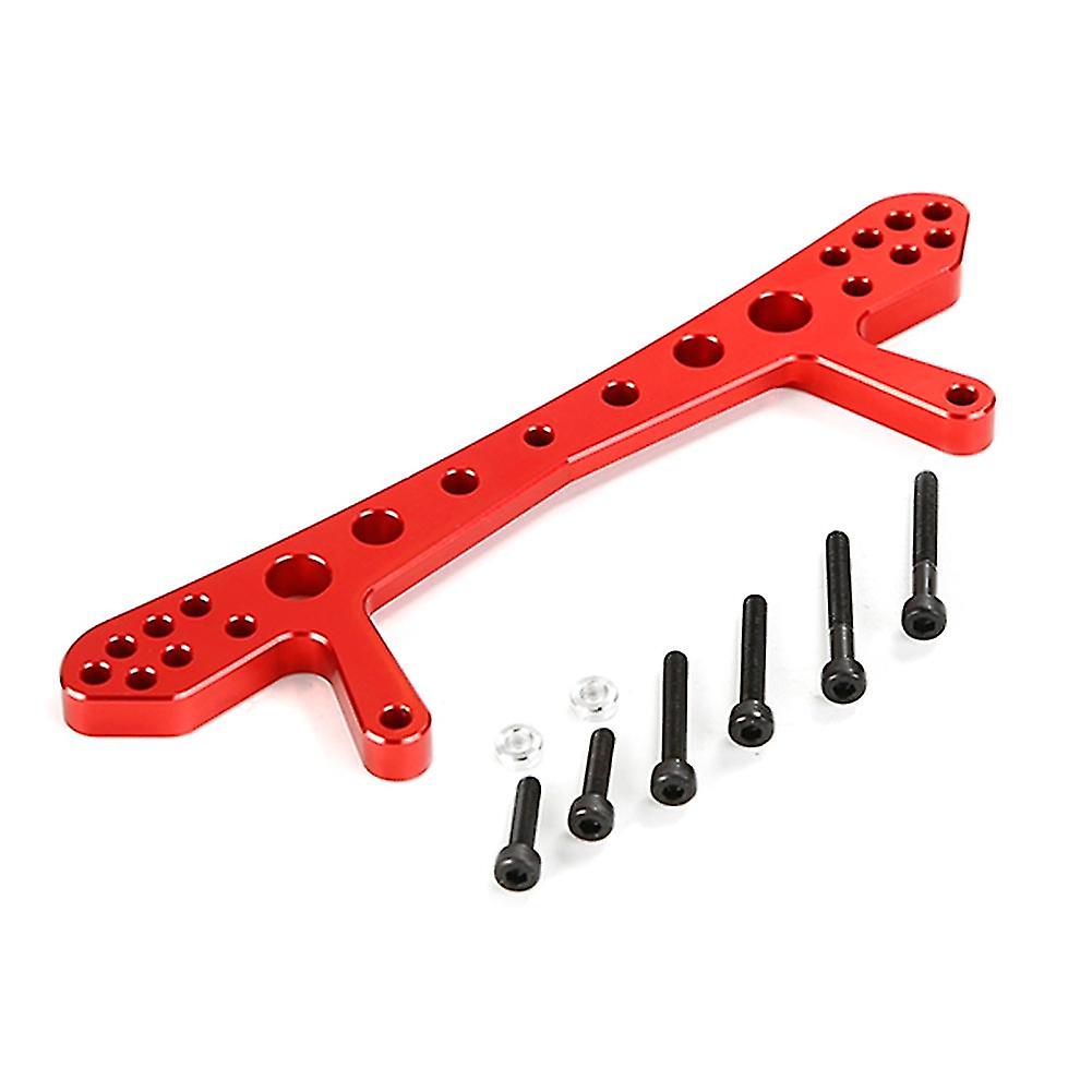 Metal -adjustable Rear Shock-absorbing Bracket Bar For 1/5 Baha Rovan Baja 5b 5t 5sc Rc，red