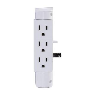 CyberPower 6-Outlet Swivel Professional Surge Protector Wall Tap with 2 Usb Ports CSP600WSURC2