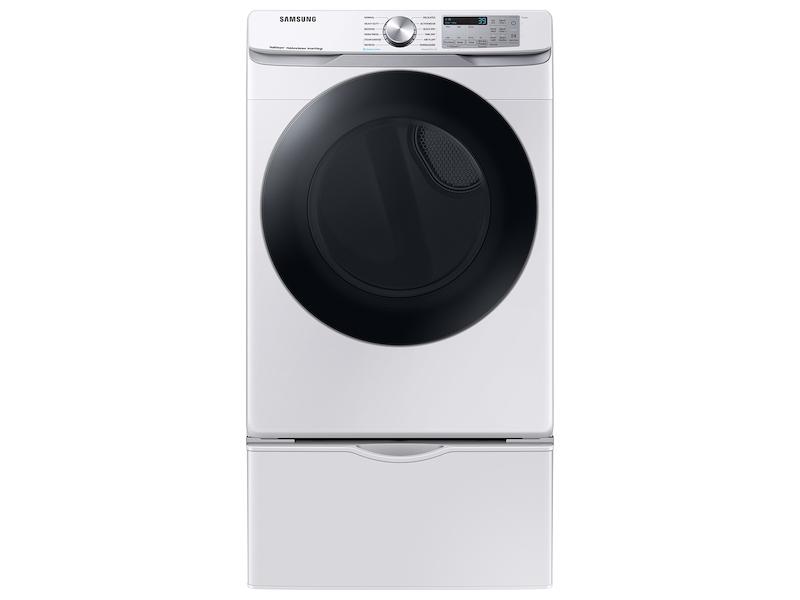 Samsung DVE45B6300W 7.5 Cu. Ft. Smart Electric Dryer With Steam Sanitize+ In White