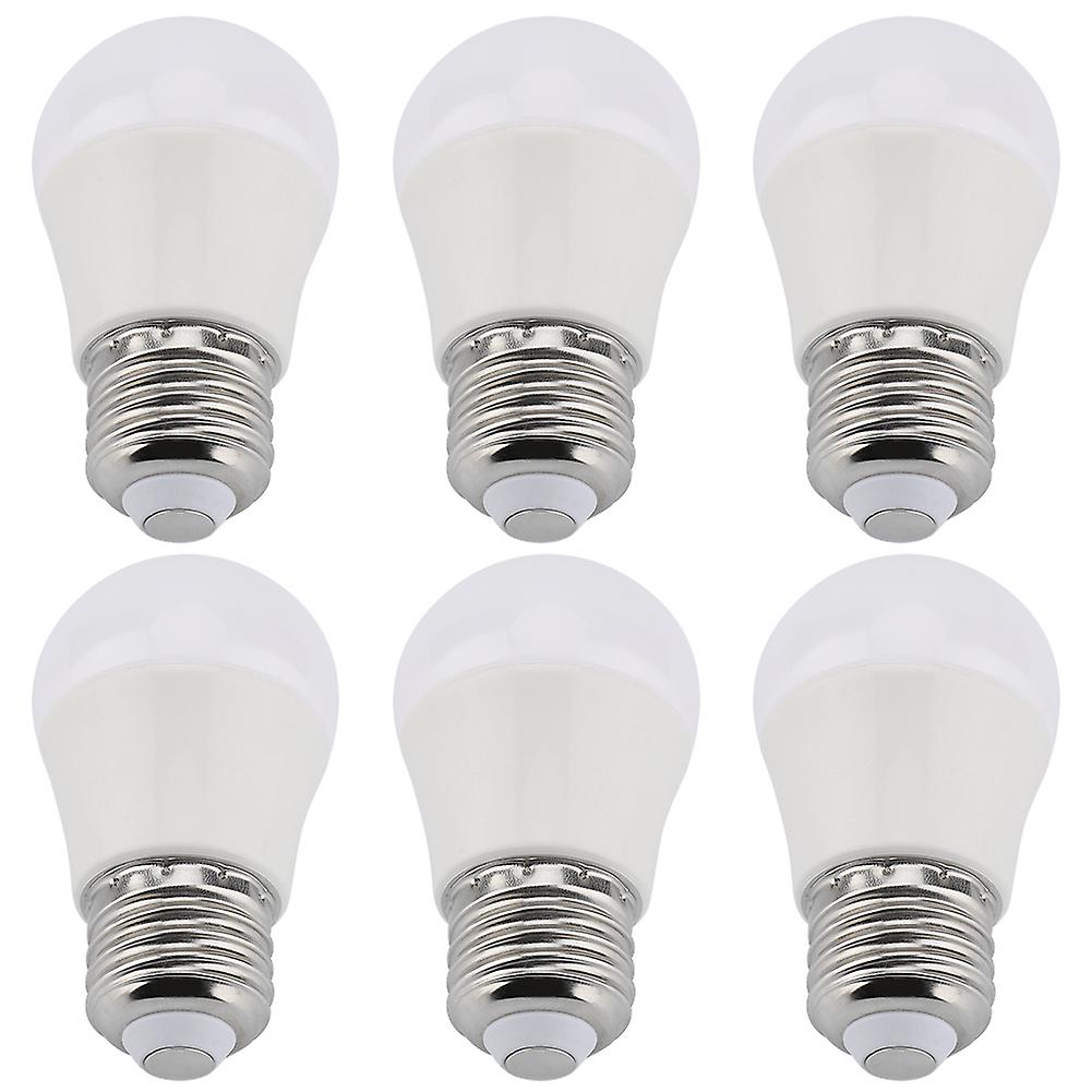 6 Pcs 5w Mini Led Light Bulbs Warm White E26 Base G45 Bulb Lamps Illumination Accessory