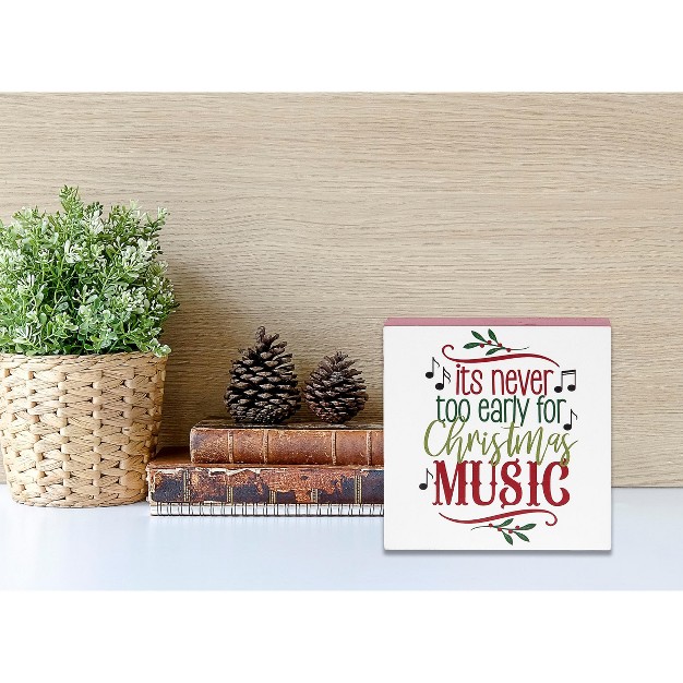 C amp f Home Christmas Music Christmas Shelf Sitter Centerpiece