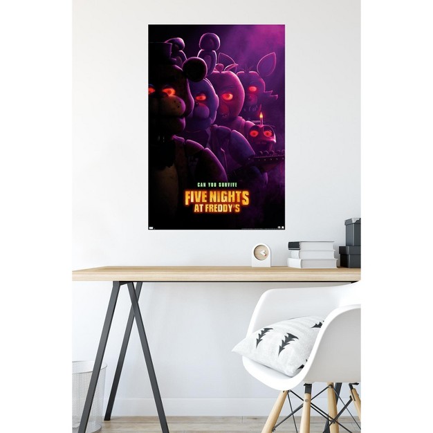 Trends International Five Nights At Freddy x27 s Movie Teaser One Sheet Unframed Wall Poster Prints