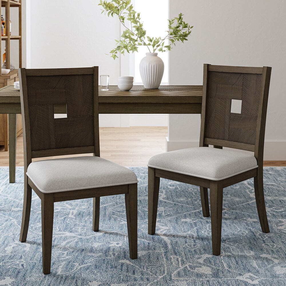 Frida Traditional Solid Wood Dining Chair Set of 2 by HULALA HOME