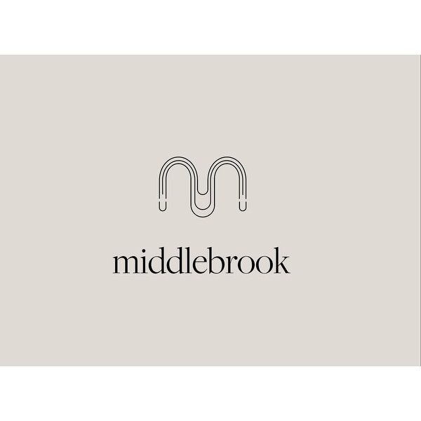 Middlebrook Designs Minimal Fluted-Door Side Table