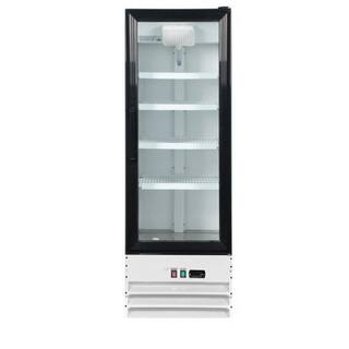 Cooler Depot 22 in. W 9 cu. ft. Upright Commercial One Glass Door Refrigerator in White DXXG258BMF