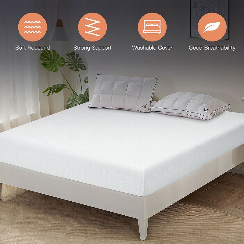 8 Inch Foam Medium Firm Mattress with Jacquard Cover