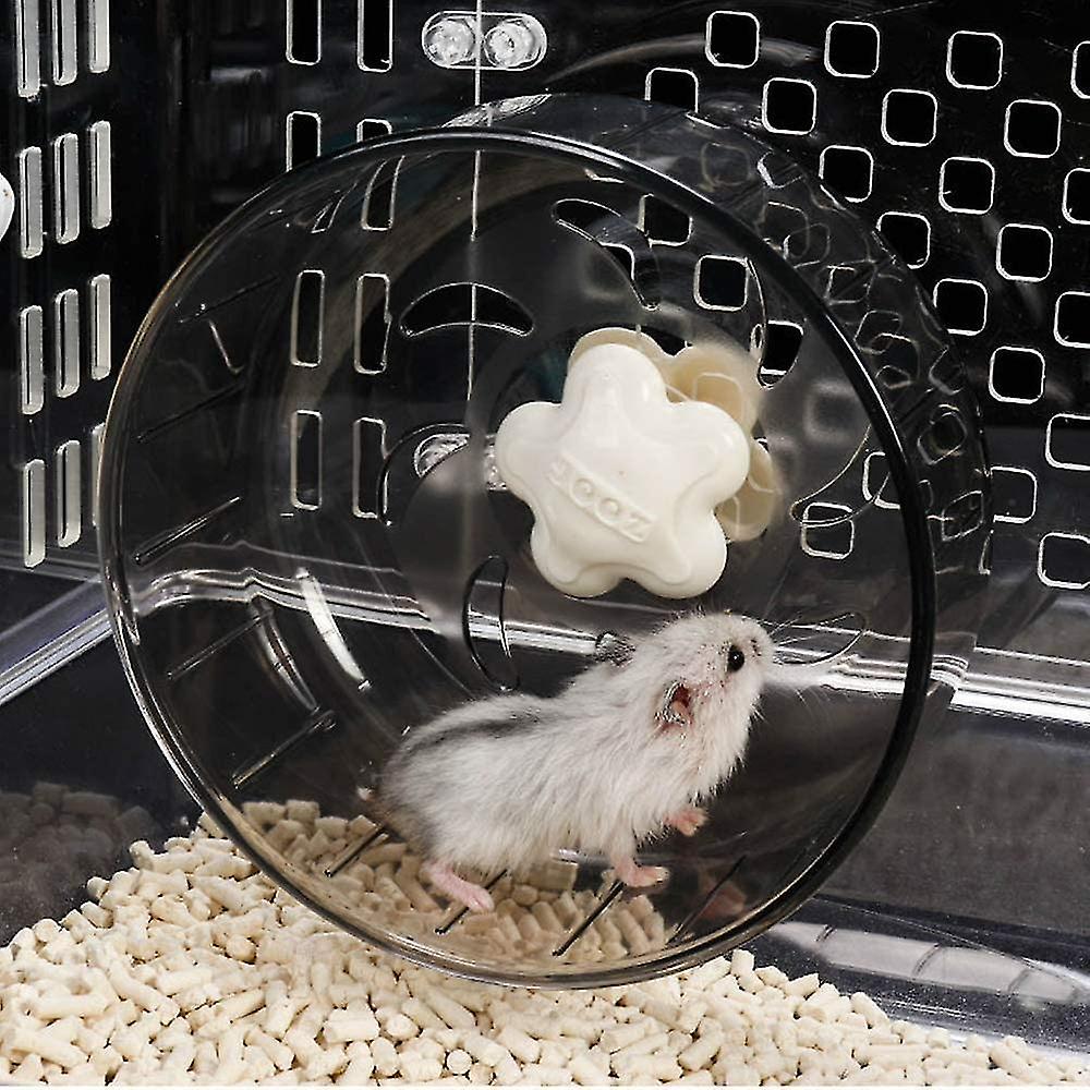 5.1 Inches Silent Hamster Wheel， Hamster Toys For Hamster Cage， Super Mute Spinner Exercise Running