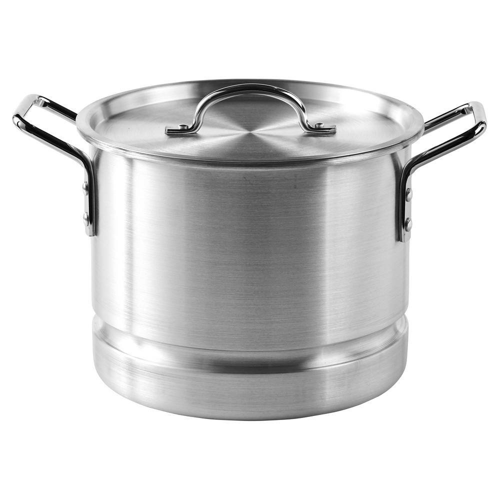 IMUSA Mexicana 32 qt. Aluminum Stovetop Steamer with Lid and Steam Tray MEXICANA-34