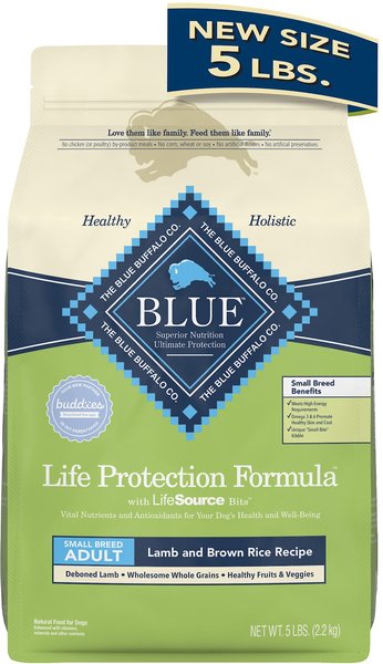 Blue Buffalo Life Protection Formula Small Breed Adult Lamb and Brown Rice Recipe Dry Dog Food