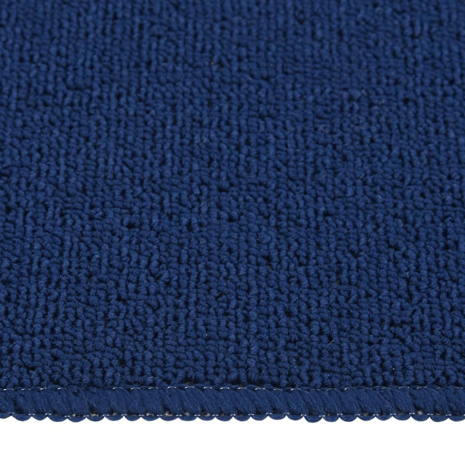 Stair Carpet 15 Pcs 60x25 Cm Navy Blue Rectangular No.321292