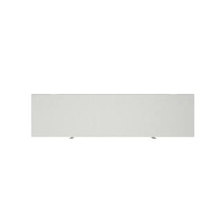 SCOTT LIVING Cestoni 60 in. Freestanding Media Console Wooden Electric Fireplace in White HDSLFP60L-3B