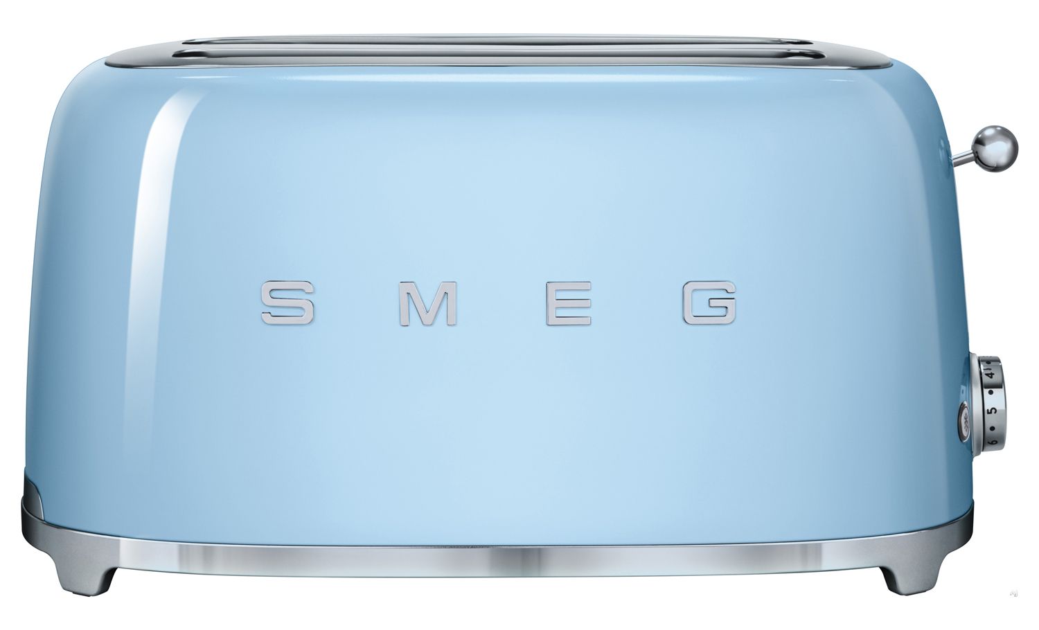 Smeg 50s Retro Style Pastel Blue 4-Slice Toaster