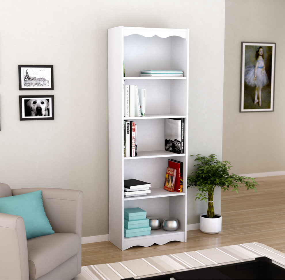 Sonax Hawthorn Tall Bookcase   Transitional   Bookcases   by CorLiving Distribution LLC  Houzz