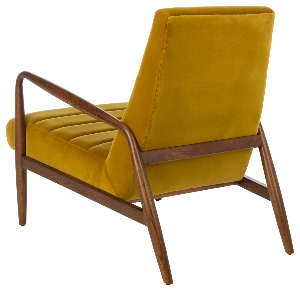 Safavieh Couture Willow Channel Arm Chair   Midcentury   Armchairs And Accent Chairs   by Safavieh  Houzz