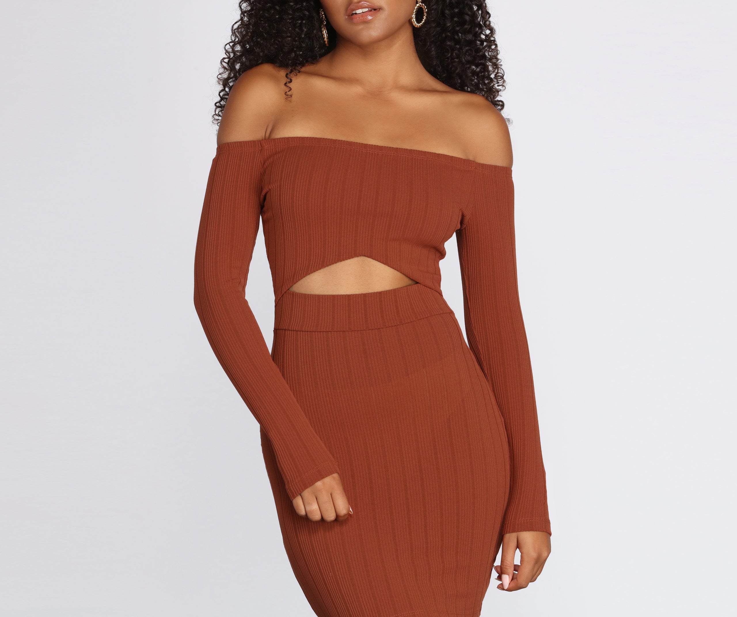 Casual Cut Out Mini Dress