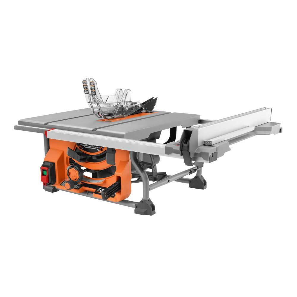 RIDGID 15 Amp 10 in. Portable Jobsite Table Saw (No Stand) R4518NS