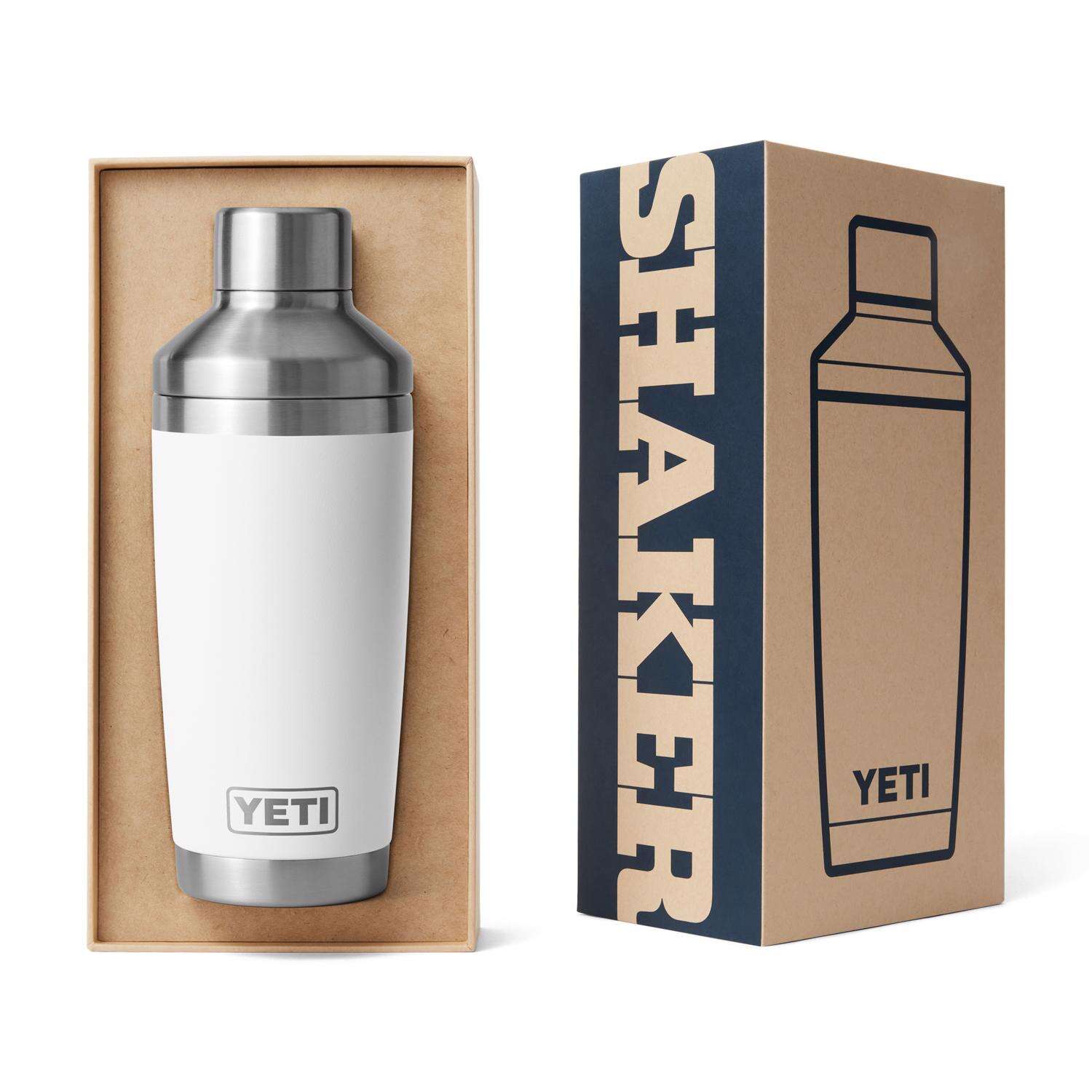 YETI Rambler 20 oz White Stainless Steel Cocktail Shaker