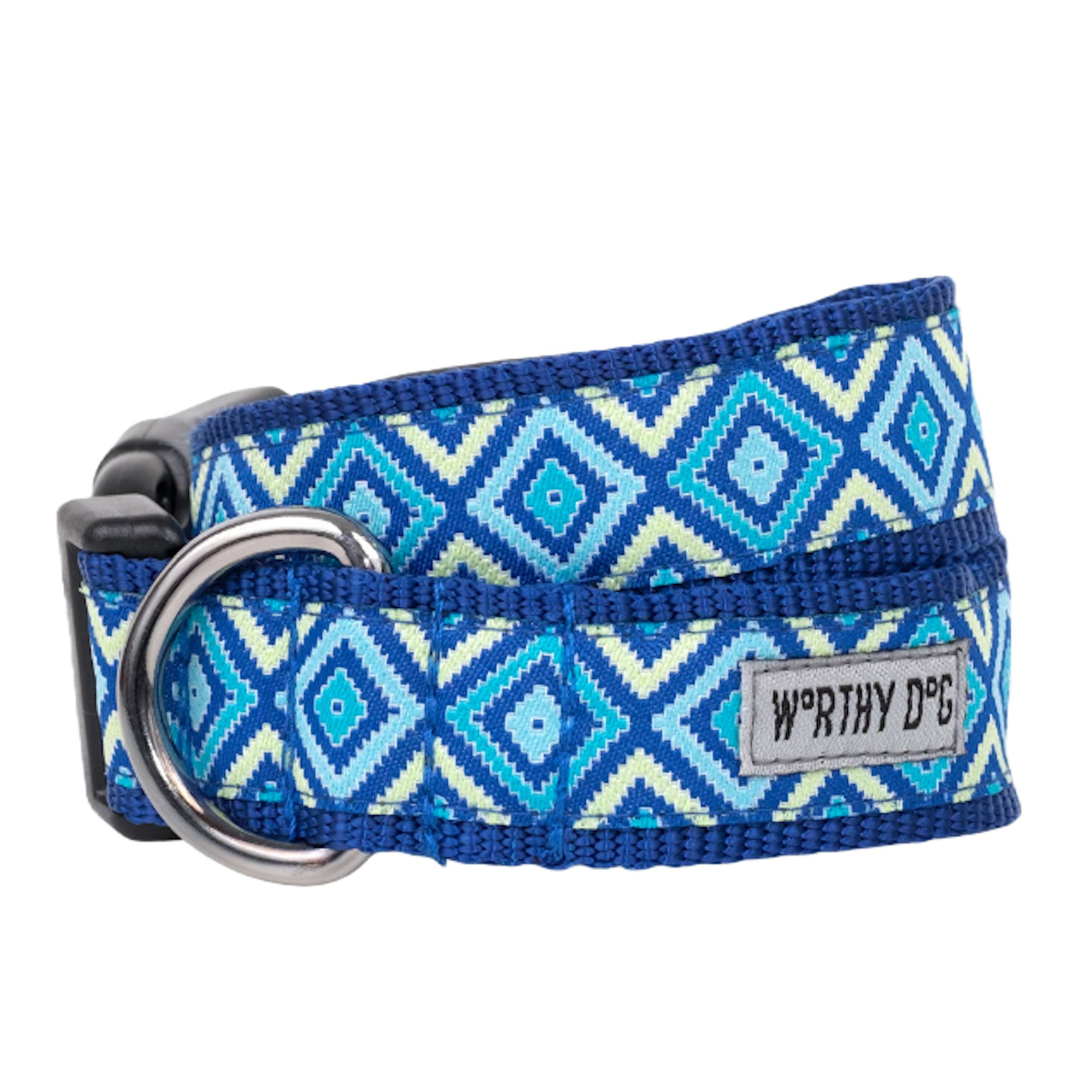 Collar | Graphic Diamond Blue