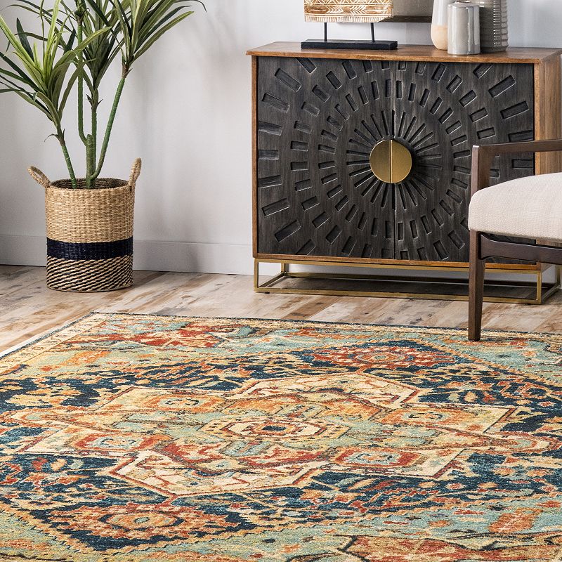 nuLoom Tabetha Tribal Medallion Area Rug