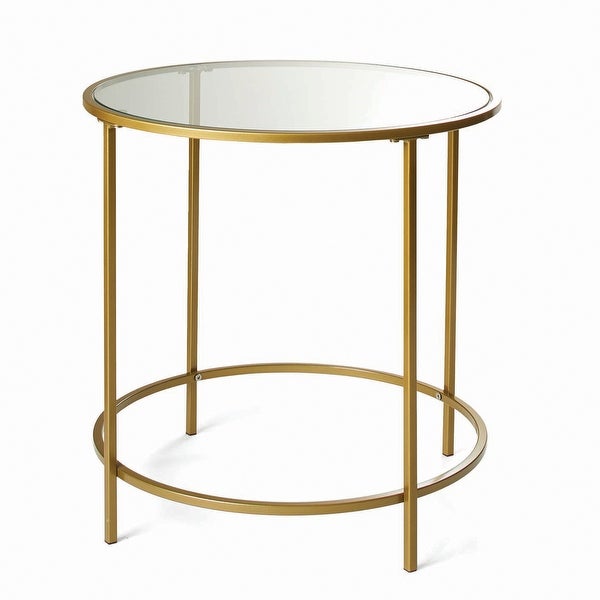 Nola Side Table， Black Finish