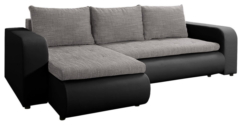 DIANA Sectional Sleeper Sofa  Universal Corner   Contemporary   Sleeper Sofas   by Table World  Houzz