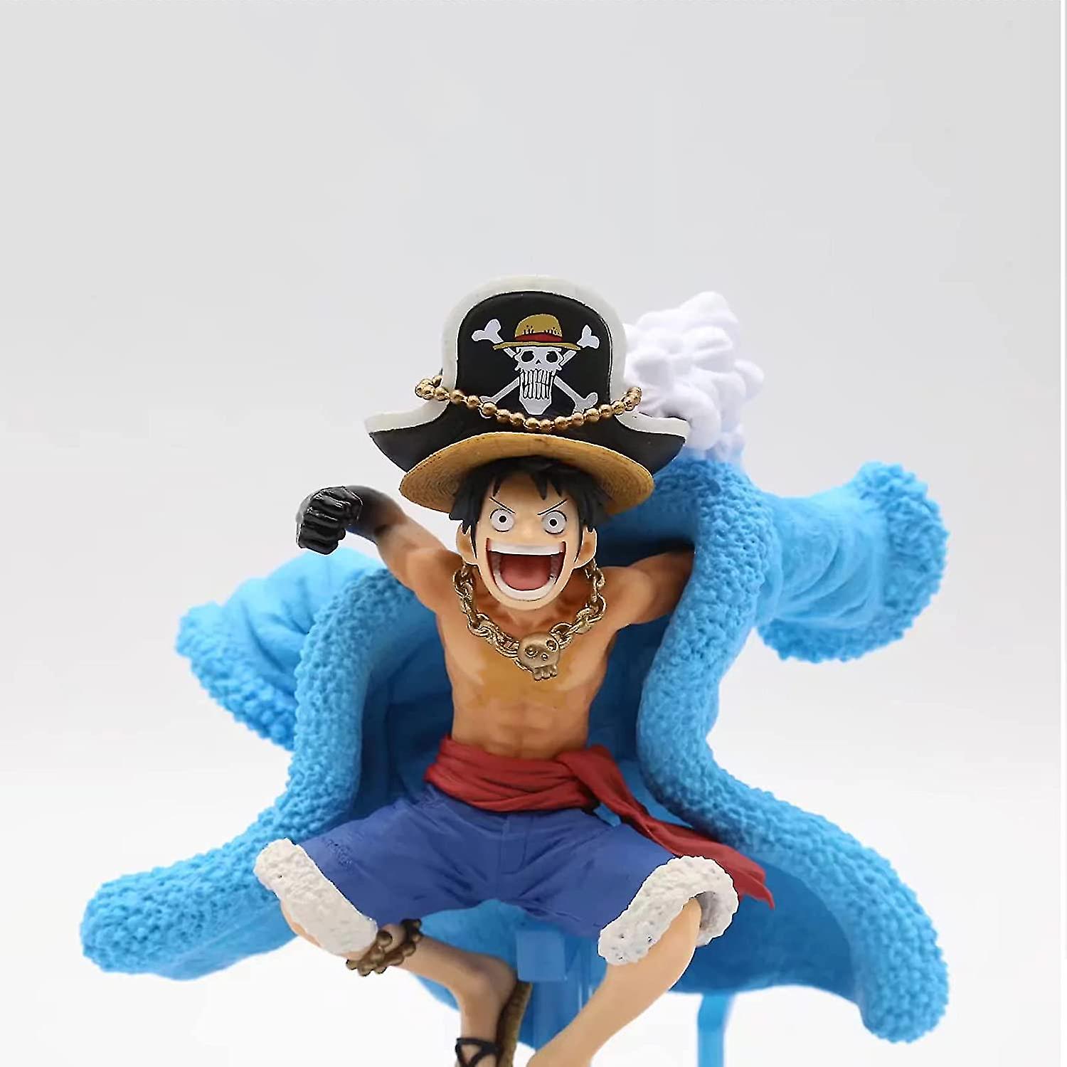 One Piece Figures Luffy 20th Anniversary Anime Figures Statue Toy Cartoon Game Character Model Figurine Home Gift Desktop Decorations 16cm