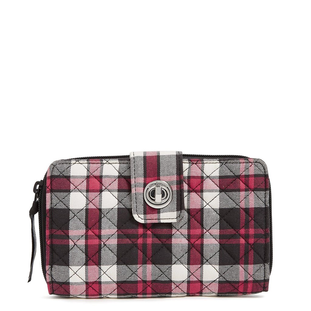 Vera Bradley  RFID Turnlock Wallet in Fireplace Plaid