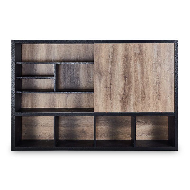 DAXTON Display Unit 2.4M - Warm Oak & Black