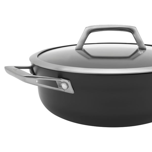 ZWILLING Motion Hard Anodized 4-qt Aluminum Nonstick Chef's Pan