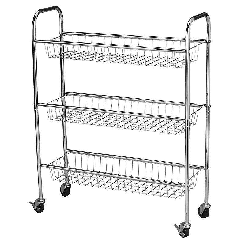 Household Essentials 3-Tier Utility Cart