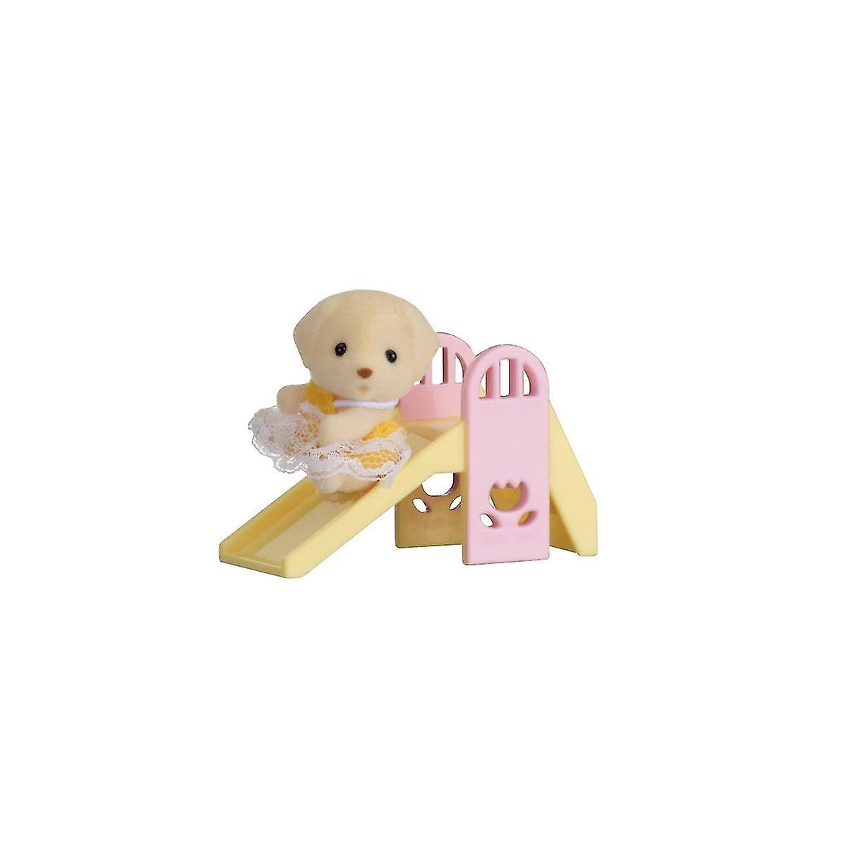 Sylvanian Families Baby Dog And Slide