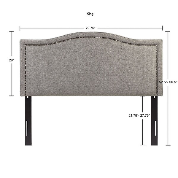 Madison Park Augusta Upholstered Headboard - - 16635722